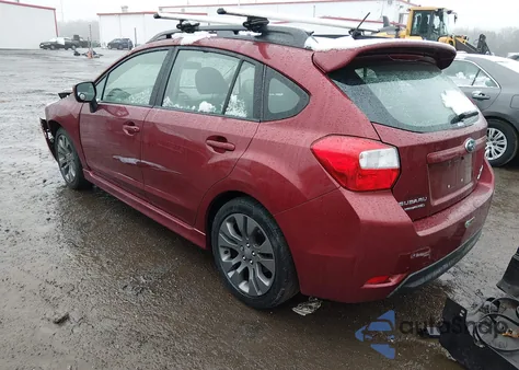2012 Subaru Impreza 2.0I Sport Limited z USA, uszkodzony, nr VIN JF1GPAU65CH220504